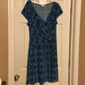 Jones Studio wrap look dress